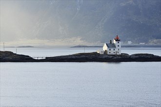 Lighthouse Flavaer on the island Varholmen