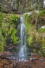 Sankenbach waterfall in autumn