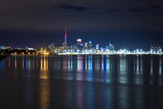 Auckland Central Business District or Auckland CBD from Okahu Bay