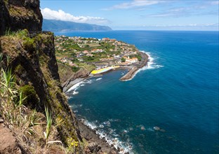 Coastal cliffs near Ponta Delgada