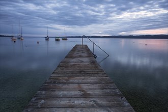 Early morning view of jetty