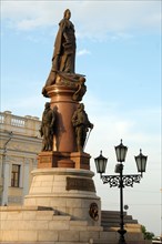 Bronze monument of Catherine the Great