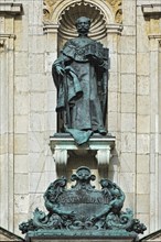 Sculpture of Maximilian II on the facade of the Bavarian National Museum