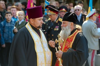 Cossacks commemorate the rebirth of Cossacks in the Ukraine