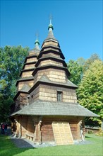 Old wooden Christian church