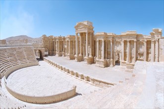 Amphitheater in the ancient city of Palmyra