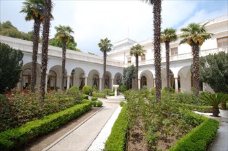 Italian courtyard of Livadia Palace