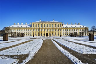 Schloss Schleissheim Palace in winter