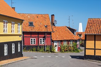 Half-timbered houses in Allinge