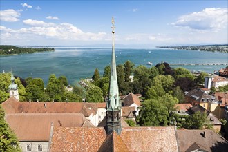 View from Konstanz Minster of Our Lady towards Lake Constance