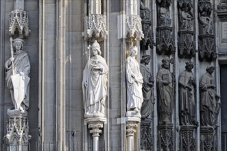 Statues on the facade