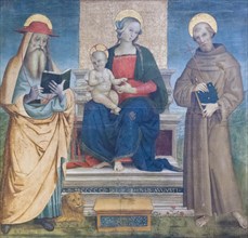 Madonna with child and saints