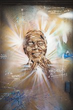 Graffiti of Nelson Mandela by Paul Don Smith