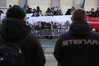 Neo-Nazi march to commemorate the anniversary of the bombing of Magdeburg during the 2nd World War