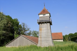 Brine storage tower of the Gottesgabe Saline
