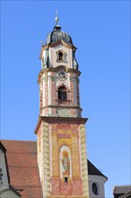 Parish Church of St. Peter and St. Paul with lueftlmalerei traditional murals