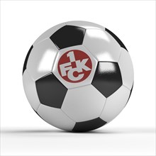 Football with the logo of 1. FC Kaiserslautern