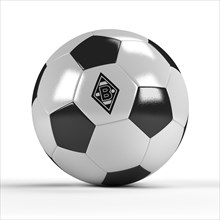 Football with the logo of Borussia Moenchengladbach