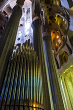 Organ inside the Sagrada Familia