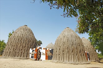 Traditional houses of the Mousgoum fishermen