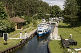 The Diemitz Lock on Muritz-Havel Waterway