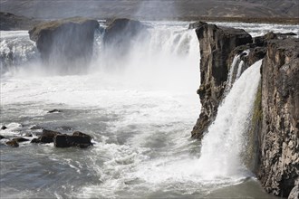 Godafoss waterfall or waterfall of the gods