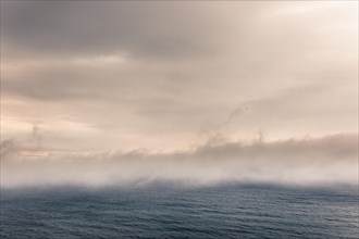 Sea fog over the Arctic Ocean