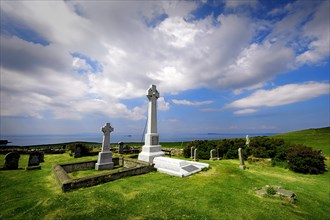 Flora MacDonald's grave in the cemetery of Kilmuir