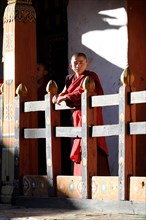 Young monk in Mongar Dzong fortress