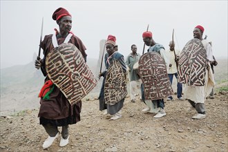 Folklore group presenting traditional music and dance