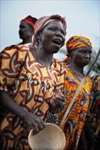 Folklore group presenting traditional music and dance