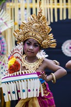 Girl during a Barong dance