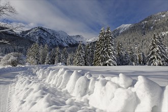 Rotwand mountain in winter