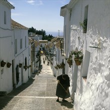 Alleyway in the white village