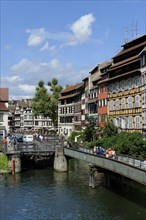 View from the Quai des Moulins with the L'Ill River