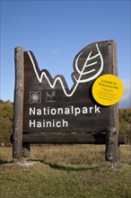 Entrance sign to the Hainich National Park