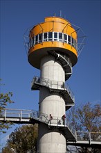 Observation tower at the treetop path in Hainich National Park