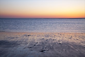 Coast in the evening light