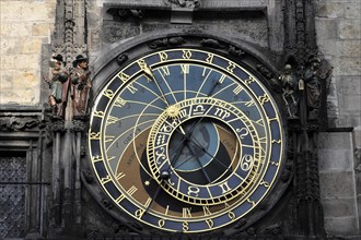 Watchface of the Astronomical Clock on Town Hall Tower