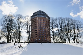 Moevenpick Hotel Hamburg in a historic water tower with Schanzenpark