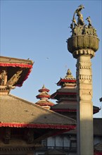 Roofs of temples at Durbar Square