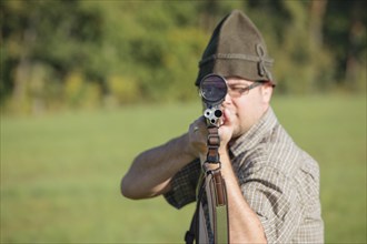 Hunter during target practice
