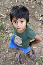 Boy from the Mbya-Guarani indigenous group