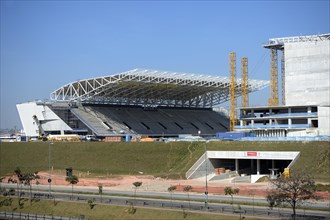 Construction site of the Arena Corinthians stadium