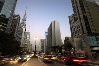 Avenida Paulista at night