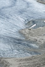 Pasterze Glacier on Grossglockner Mountain