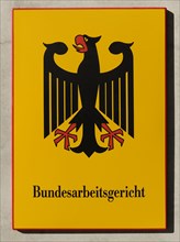 Sign 'Bundesarbeitsgericht'