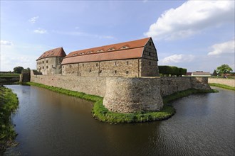 Wasserburg Heldrungen moated castle or Fortress Heldrungen
