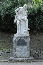 William Shakespeare Memorial in the Park on the Ilm