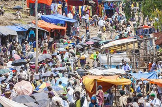 Crowded Lalibela market